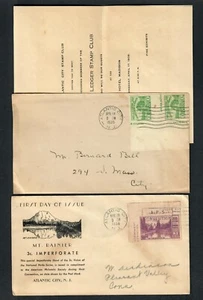 CO4h Cat. Par de canaletas # 730, # 750 F.D.C. 8-28-1934 Carta A.C. Stamp Club - Imagen 1 de 2