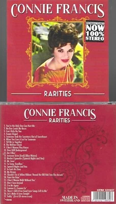 CONNIE FRANCIS RARITIES-FIRST TIME ON CD-JUST REMASTERED NOW 100% STEREO-27 CUTS — 第 1/2 张图片