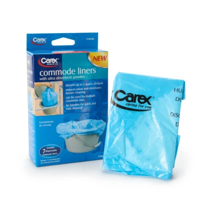 Carex Commode Liners 3 Months of supply, 24 Packs of 7 ea, 168 Count - Image 1 of 4