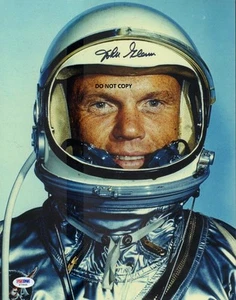 JOHN GLENN 8X10 ORIGINAL SIGNED AUTOGRAMM NACHDRUCK FOTO BILD RP  - Bild 1 von 1