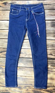 Lucky Brand Girls Zoe Skinny Jeans , dark Wash. Size 10 - Picture 1 of 12