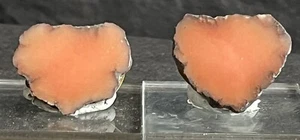 2.5cm Gorgeous Dark Red-Orange Datolite Pair - Franklin Jr Mine, Michigan - Picture 1 of 4