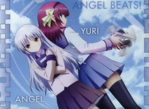 clear file folder Angel Beats! anime movic Tachibana Kanade Tenshi Nakamura Yuri - Picture 1 of 1