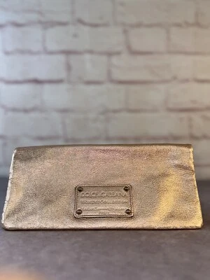 Bolso de mano Dolce & Gabbana con solapa de cuero dorado rosa Foto 1 de 4