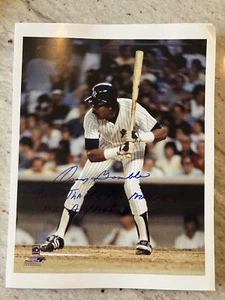 NY Yankees Oscar Gamble autographed 8 x10 photo “ Boss thanks for making me a “ - Picture 1 of 2