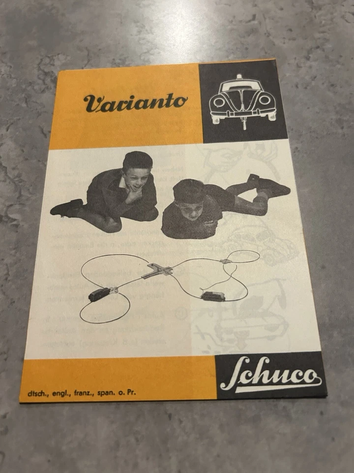 Schuco Varianto Faltblatt 50er Jahre Neuwertig Original - Bild 1 von 1