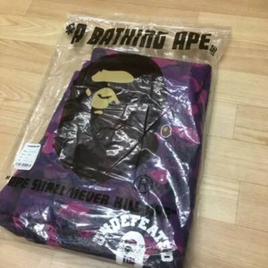 A Bathing Ape×Undefeated College Pants Purple Color Camo Size XL - Picture 1 of 2