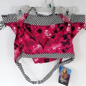 Hannah MONTANA Traje de Baño Niñas 14/16 XL NUEVO CON ETIQUETAS 2 Piezas Bikini NUEVO Traje de Baño Guitarra - Imagen 1 de 2