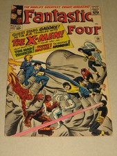 FANTASTIC FOUR #28 (MARVEL COMICS 1964) EARLY X-MEN CROSSOVER JACK KIRBY ART