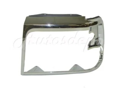 Para 1992-1997 F150 F250 F350 / 92-96 Bronco Faro Puerta Bisel Cromo Lh Foto 1 de 3