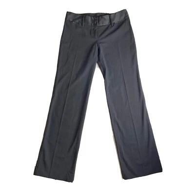 Pantalones pantalones negros para mujer Dolce & Gabbana; mezcla de seda; hechos en Italia; talla 42 Foto 1 de 4