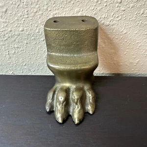 Vintage Brass Furniture Claw Foot 2” Tall - Picture 1 of 4