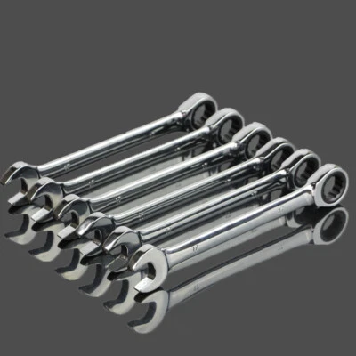 Chrome Vanadium Alloy Steel Dual-Use Spanner Metric 6mm - 32mm Auto Repair Tools - Image 1 of 4