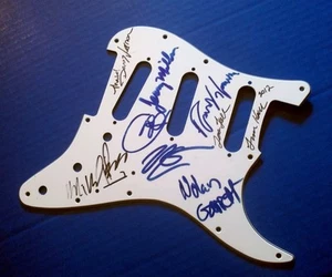 "Jerry Miller" &  Friends signed Fender Stratocaster guitar pic-guard!...Rare! - Picture 1 of 9
