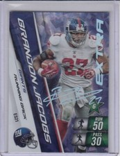 BRANDON JACOBS 2010 Adrenalyn XL Extra Signature #ES21 Giants 