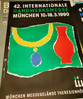Plakat Int. Targi rzemieślnicze 1990 München Messe Theresienhöhe 2 DIN A0 TOP!