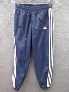 Neu ohne Etikett selten 90er Adidas Vintage gefüttert Nylon marineblau Trainingshose Herren Large - Bild 1 von 12