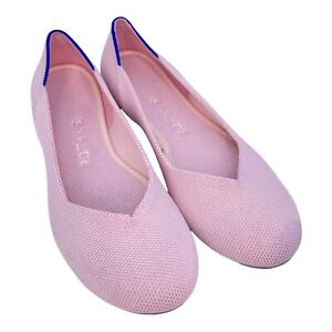 Rothy’s The Flat Round Toe Coral Pink Size 5