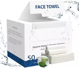 Face Towels, 10” X 12”, Extra Thick Soft and Absorbent, Face Towelettes Disposab - Picture 1 of 7