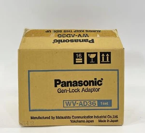 Panasonic WV-AD36 Gen-Lock Adaptor Adapter for WV-D5100 WV-5000 WV-5100 HS - Picture 1 of 7