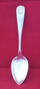 Sterling Shell Leaf 8 1/2" Tablespoon (Serving) 13t CH Maker (1856) 55g - Picture 1 of 16