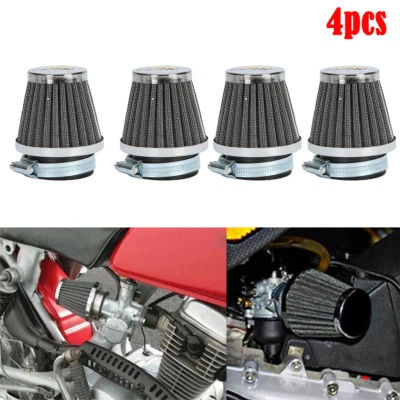 4X Limpiador de filtros de aire para SUZUKI 52MM KAWASAKI ZG1000 ZL600 ZX550 ZX600 FJ600 Foto 1 de 4