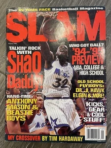 SLAM Magazine RARE Issue 3 Shaquille O’Neal 1995 NBA vintage jordan Nike Ads - Picture 1 of 6