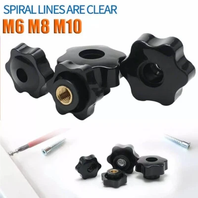 10 Stück Sterngriff Sternmutter Klemmmutter Sternschraube Flügelmutter M10 M8 M6 - Bild 1 von 4