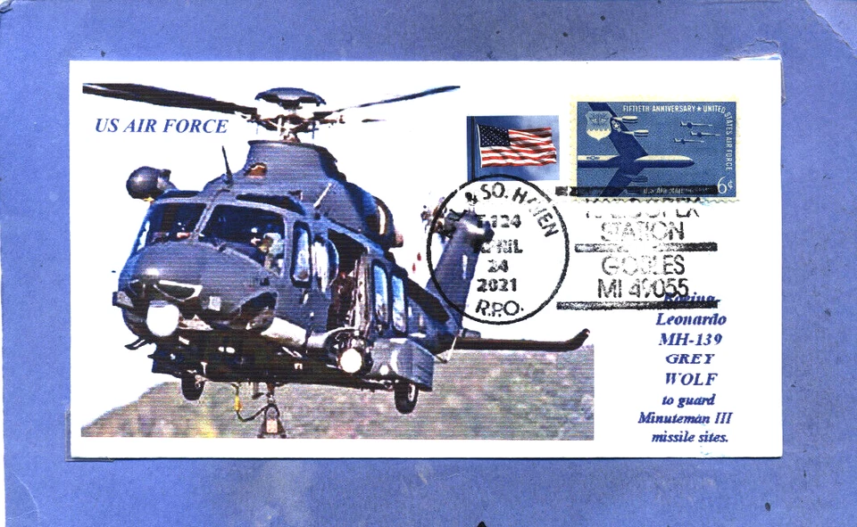 MH-139 GREY WOLF US AIR FORCE Boeing-Leonardo Helicopter Photo USAF Pictorial PM - Image 1 of 1