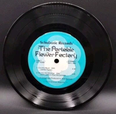 THE PORTABLE FLOWER FACTORY -  Scholastic Records CC 1638A Beatles, Bob Dylan Foto 1 de 4