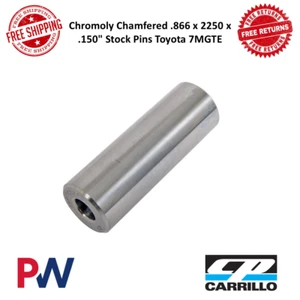 CP Carillo Chromoly Chamfered .866 x 2250 x .150" Stock Pins For Toyota 7MGTE - Picture 1 of 3