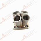 Stainless Steel Manifold Header 4 Cylinder Merge Collector T25 T28 Turbo Flange