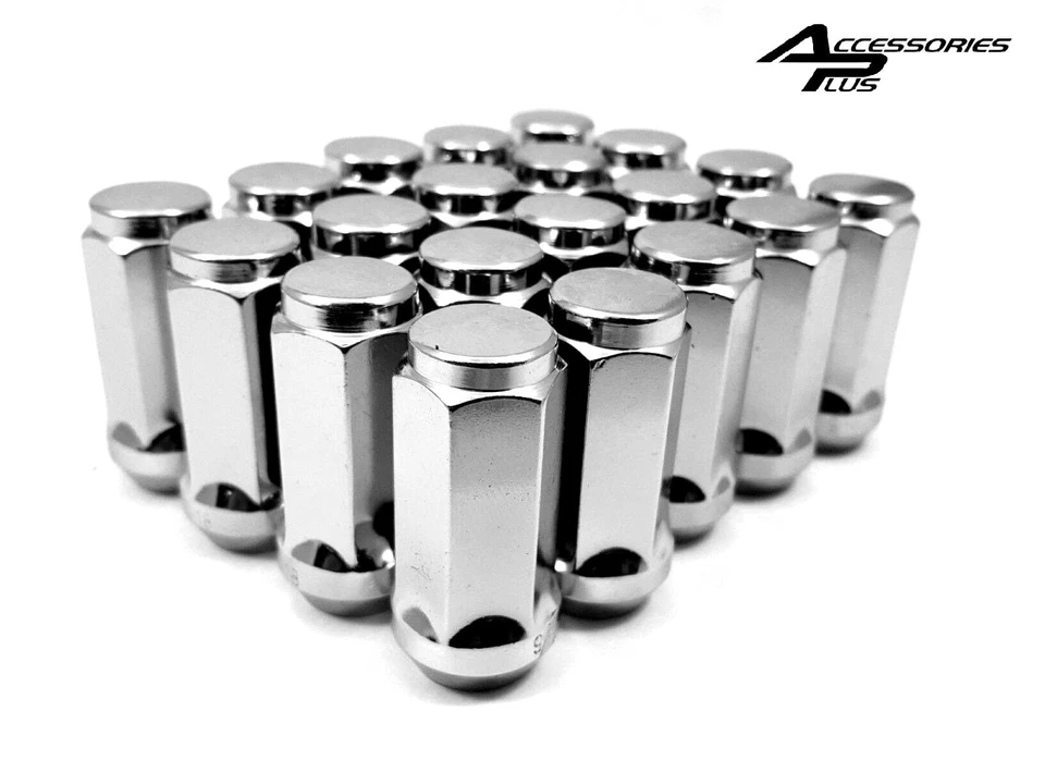 24 PC 1988 & up GMC Sierra 1500 Aftermarket Custom Wheel Chrome Lug Nuts # 1909l