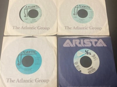 Lot of (4) Promo 45 RPM Records - Ph. D., The Dukes, Erotic Exotic, Shor Patrol - Image 1 of 2