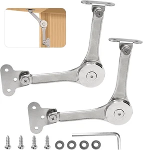 2 Pieces Kitchen Door Hinges, Drop-Leaf Hinge, Wood Hinges, Kitchen Door Hinge, - Foto 1 di 7