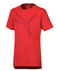DESTOCKAGE NEUF TEE SHIRT JUNIOR FOOT, RUGBY MARQUE PUMA ROUGE EN TAILLE 8 ANS