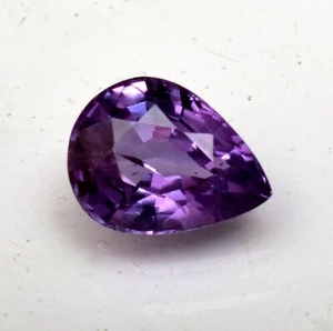 Purple Pink Bio Color Sapphire Certified 3.90 Ct Pear Cut Loose Gemstone - Picture 1 of 5