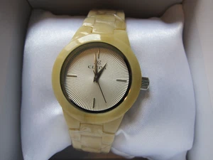 NEW Clyda beige/camel elegant quartz watch - Picture 1 of 6