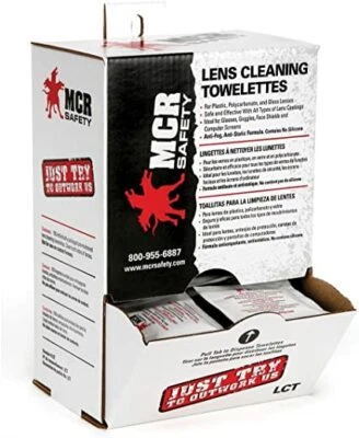 MCR LCT Toallitas de limpieza de lentes prehumedecidas Gafas Cámara Teléfono Limpiador de pantalla Foto 1 de 3