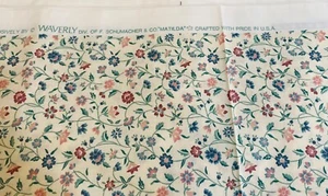 Waverly Multicolor Floral Calico Cupboard Cotton Fabric 7yds x 46 in - Picture 1 of 6