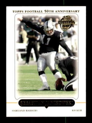 2005 Topps #304 Sebastian Janikowski NM/NM+ Raiders 241868 - Image 1 of 2