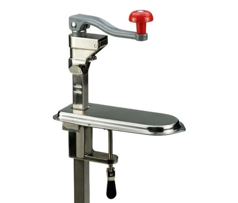 APRISCATOLE DA BANCO PROFESSIONALE APRI BARATTOLI DA TAVOLO EVA IN METALLO - Immagine 1 di 1