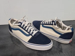VansOld Skool Shoes 'Beige Teal Navy' Men's Size 9 Pre-owned  - Picture 1 of 10