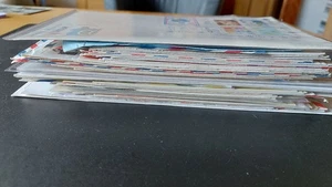 Briefe und Karten Ausland - guter Posten mit vielen schönen Frankaturen / Vb - Bild 1 von 12