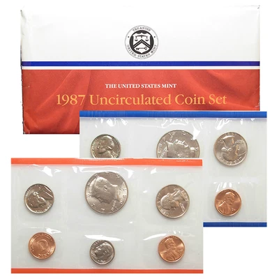 1987 U.S. Mint Set - Image 1 of 3