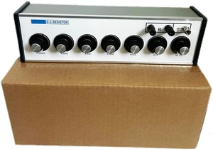 DC Resistance Box 7 Dials Decade DC Resistor with Value 1111111.0Ω Step 0.1Ω - Picture 1 of 13