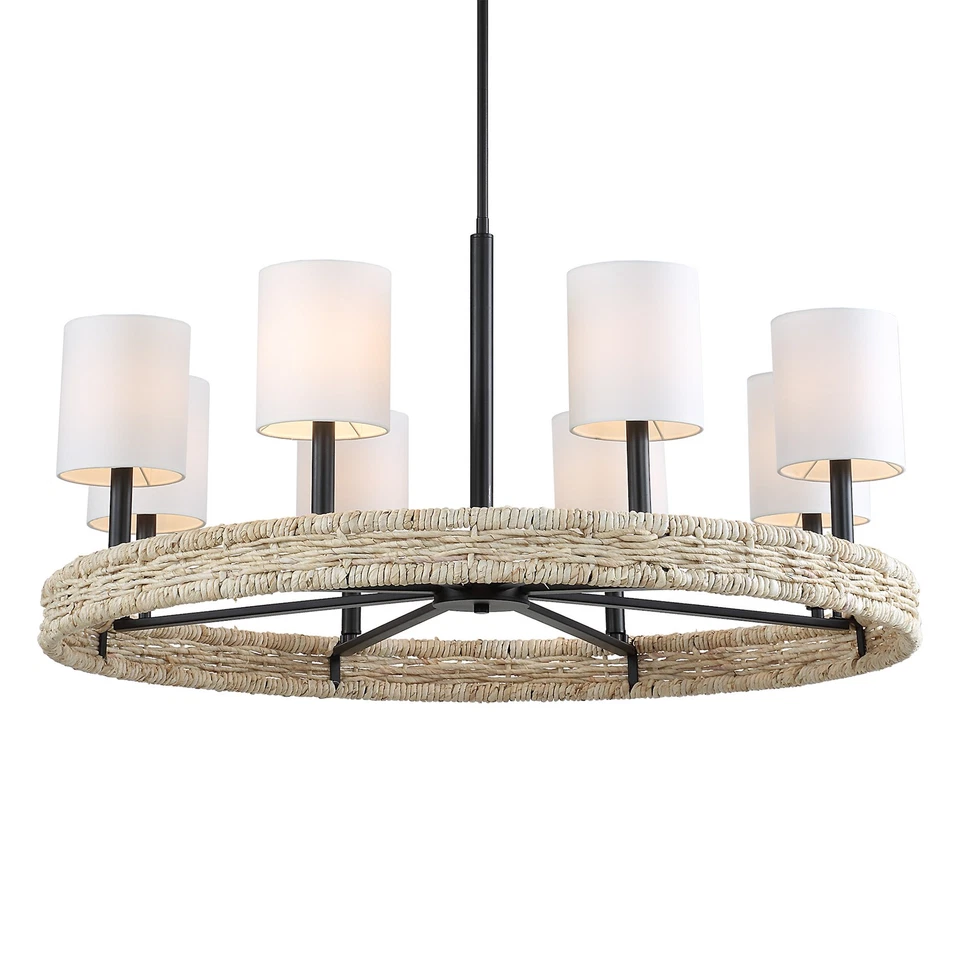 Uttermost 21393 Faiyam 8 Light 37"W Ring Chandelier - MultiColor - Image 1 of 4