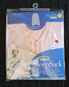 Halo Sleep Sack Big Kids Wearable Blanket Pink Ice Cream Sleepwear Sz 4-5 Years - Picture 1 of 7