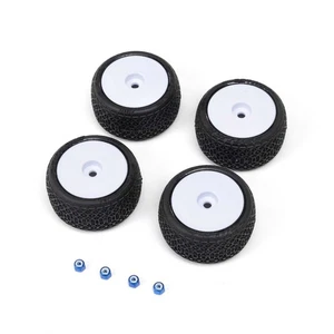 Pro-Line PRO1031513 1/28 Electron 2.0 T F/R Tires 7mm White Wheels (4) : Micro-T - Picture 1 of 4