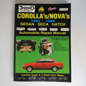 Toyota Corolla Nova 1985-1998 Max Ellery EP.COR /N 4A-FE 4A-GE 4WD Repair Manual - Picture 1 of 5